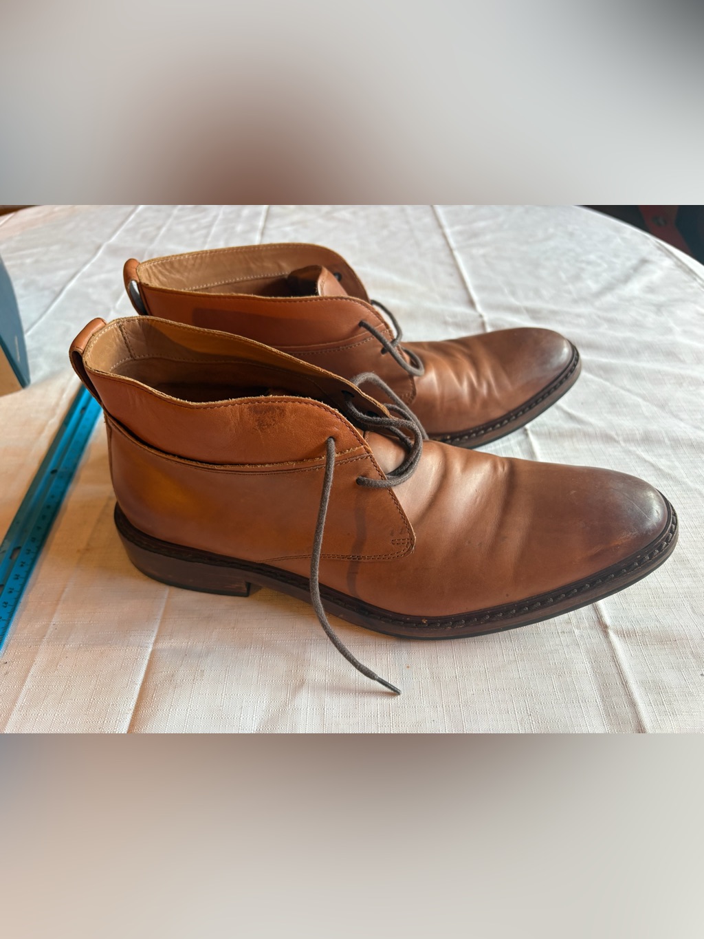 Cole Haan Men's Brown Leather Chukka Boots Men’s Size 12